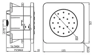 Душевая форсунка Ravak Chrome 990.00 хром X07P346 Душевая форсунка Ravak Chrome 990.00 хром X07P346, 2