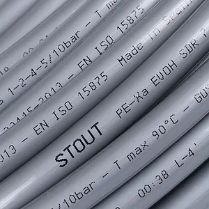 Труба сшитый полиэтилен Stout 16 x 2.2 мм PE-Xa EVOH бухта 100м SPX-0001-001622 Труба сшитый полиэтилен Stout 16 x 2.2 мм PE-Xa EVOH бухта 100м SPX-0001-001622, 2