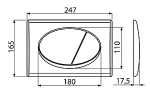 Инсталляция для подвесного унитаза Set 3 в 1 AlcaPlast Sadromodul AM101/1120+M71-001 с кнопкой хром глянцевый Инсталляция для подвесного унитаза Set 3 в 1 AlcaPlast Sadromodul AM101/1120+M71-001 с кнопкой хром глянцевый, 5