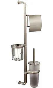 Стойка для аксессуаров Wasserkraft Ammer никель K-1448 Стойка для аксессуаров Wasserkraft Ammer никель K-1448, 1