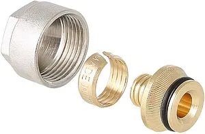 Концовка для труб из сшитого полиэтилена ¾"ек x 16x2.2мм Valtec VT.4410.NE.1622 Концовка для труб из сшитого полиэтилена ¾"ек x 16x2.2мм Valtec VT.4410.NE.1622, 1