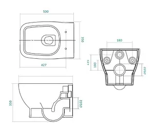 Комплект 5 в 1 Santek Нео 1WH501543 с кнопкой хром глянцевый Комплект 5 в 1 Santek Нео 1WH501543 с кнопкой хром глянцевый, 3