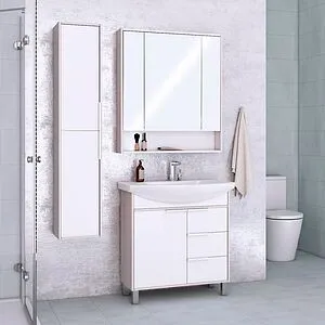 Тумба-умывальник напольная Aquaton Рико 65 белый/ясень фабрик 1A2133K1RIB90 Тумба-умывальник напольная Aquaton Рико 65 белый/ясень фабрик 1A2133K1RIB90, 4