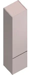 Шкаф-пенал подвесной Kerama Marazzi Cubo 35 мальва CUB.165Rh\MAL Шкаф-пенал подвесной Kerama Marazzi Cubo 35 мальва CUB.165Rh\MAL, 1