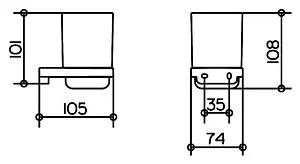 Стакан Keuco Collection Moll хром 12750019000 Стакан Keuco Collection Moll хром 12750019000, 5
