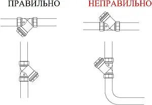 Фильтр угловой сетчатый 1¼"в x 1¼"в Valtec VT.192.N.07 Фильтр угловой сетчатый 1¼"в x 1¼"в Valtec VT.192.N.07, 3