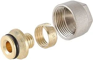 Концовка для труб из сшитого полиэтилена ¾"ек x 16x2.2мм Valtec VT.4410.NE.1622 Концовка для труб из сшитого полиэтилена ¾"ек x 16x2.2мм Valtec VT.4410.NE.1622, 3