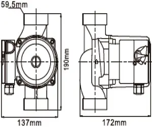 Насос циркуляционный Valtec 32/8-180 VRS.328.18.0 Насос циркуляционный Valtec 32/8-180 VRS.328.18.0, 2