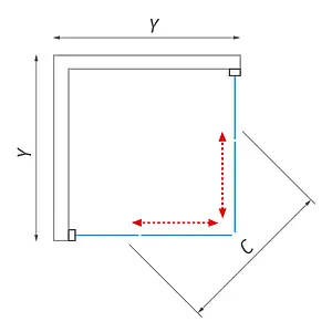 Душевое ограждение 1200x900мм прозрачное стекло Roltechnik Lega Line LLS2/1200 554-1209000-00-02 Душевое ограждение 1200x900мм прозрачное стекло Roltechnik Lega Line LLS2/1200 554-1209000-00-02, 4