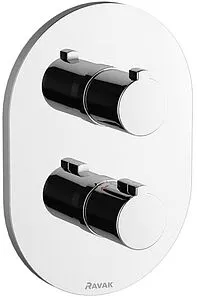 Термостат для 3 потребителей Ravak Chrome CR 067.00 хром X070075 Термостат для 3 потребителей Ravak Chrome CR 067.00 хром X070075, 1