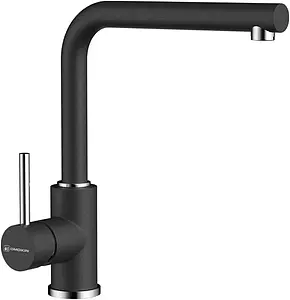 Смеситель для кухни Omoikiri Nakagawa-BL чёрный/хром 4994307 Смеситель для кухни Omoikiri Nakagawa-BL чёрный/хром 4994307, 1