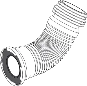 Гофра для унитаза AlcaPlast 280-600мм A97 Гофра для унитаза AlcaPlast 280-600мм A97, 4