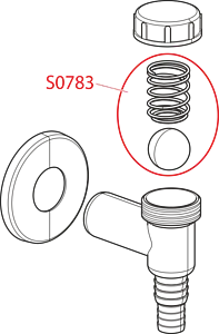 Сифон для бытовой техники наружный AlcaPlast белый APS2 Сифон для бытовой техники наружный AlcaPlast белый APS2, 3