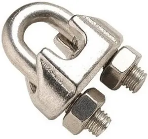 Зажим для троса из нержавеющей стали ¾мм UniPump 68977 Зажим для троса из нержавеющей стали ¾мм UniPump 68977, 1