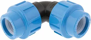 Уголок компрессионный соединительный 32мм x 32мм Джилекс 9303 Уголок компрессионный соединительный 32мм x 32мм Джилекс 9303, 1