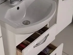 Тумба-умывальник подвесная Aquaton Ария 50 M белый 1A1400K0AA010 Тумба-умывальник подвесная Aquaton Ария 50 M белый 1A1400K0AA010, 4