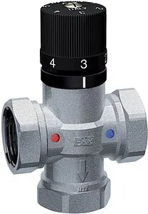 Трехходовой термостатический смесительный клапан ½" +25...+65°С Kvs 2.2 Far Termo FA 3950 12 Трехходовой термостатический смесительный клапан ½" +25...+65°С Kvs 2.2 Far Termo FA 3950 12, 1