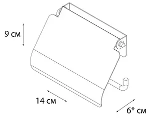 Держатель туалетной бумаги Fixsen Hotel хром FX-31010 Держатель туалетной бумаги Fixsen Hotel хром FX-31010, 3
