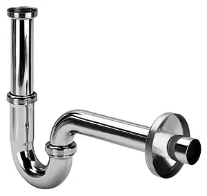 Сифон трубный для раковины Viega 5611 хром 305611 Сифон трубный для раковины Viega 5611 хром 305611, 1