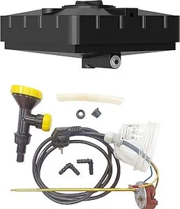 Бак для душа с подогревом Aquatech 240л 1100x1100x380мм черный DMO(A)380-00240D-HL Бак для душа с подогревом Aquatech 240л 1100x1100x380мм черный DMO(A)380-00240D-HL, 1