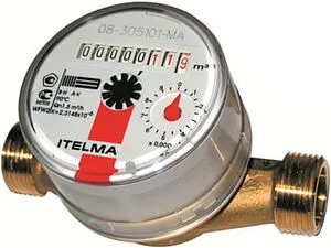 Счетчик воды Ду15 Itelma WFW20.D110 Счетчик воды Ду15 Itelma WFW20.D110, 1