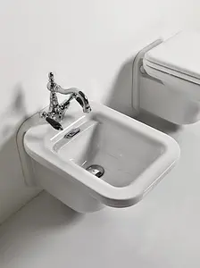 Биде подвесное Kerasan Waldorf белый 4125K1bi/cr*1 Биде подвесное Kerasan Waldorf белый 4125K1bi/cr*1, 3