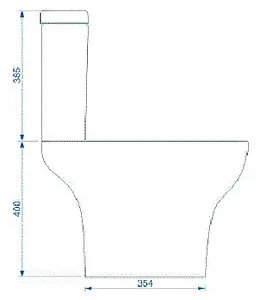 Унитаз-компакт VitrA Zentrum Open-Back белый 9012B003-7204 Унитаз-компакт VitrA Zentrum Open-Back белый 9012B003-7204, 3