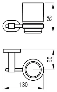 Стакан Ravak Chrome хром X07P188 Стакан Ravak Chrome хром X07P188, 2