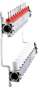 Группа коллекторная с расходомерами 10 отводов 1"в/в x ¾"ек Uni-fitt 450I4310 Группа коллекторная с расходомерами 10 отводов 1"в/в x ¾"ек Uni-fitt 450I4310, 3