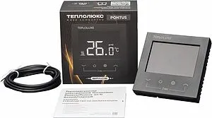 Терморегулятор Теплолюкс Pontus Space черный 100037059500 Терморегулятор Теплолюкс Pontus Space черный 100037059500, 5