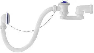 Слив-перелив для ванны Unicorn нержавеющая сталь S12 Слив-перелив для ванны Unicorn нержавеющая сталь S12, 5