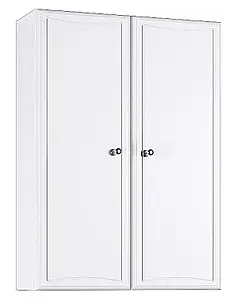 Шкаф двухстворчатый Aqwella Barcelona В5 белый Ba.04.03 Шкаф двухстворчатый Aqwella Barcelona В5 белый Ba.04.03, 1