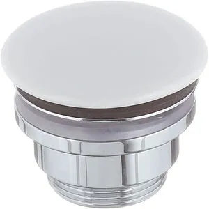 Выпуск автоматический для раковины Kerama Marazzi Plaza белый DRR.1/WHT Выпуск автоматический для раковины Kerama Marazzi Plaza белый DRR.1/WHT, 1