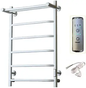 Полотенцесушитель электрический лесенка Тругор Пэк сп 6 П 80х50 белый ВГП Полотенцесушитель электрический лесенка Тругор Пэк сп 6 П 80х50 белый ВГП, 3