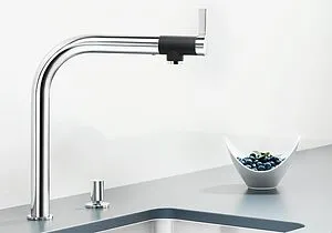 Смеситель для кухни Blanco Vonda хром/чёрный 518434 Смеситель для кухни Blanco Vonda хром/чёрный 518434, 4
