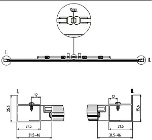 Душевое ограждение 1100x900мм прозрачное стекло Roltechnik Lega Line LLD4+LLB/1100*900 574-1100000-00-02+553-9000000-00-02 Душевое ограждение 1100x900мм прозрачное стекло Roltechnik Lega Line LLD4+LLB/1100*900 574-1100000-00-02+553-9000000-00-02, 3