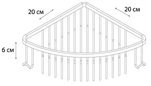 Полка Fixsen бронза FX-858-1 Полка Fixsen бронза FX-858-1, 3