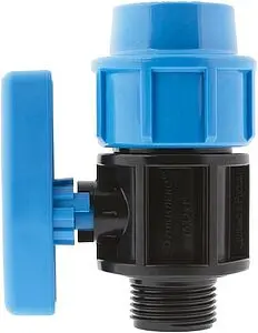 Кран шаровый с переходом на пнд трубу 32мм x 1"н Джилекс 9366 Кран шаровый с переходом на пнд трубу 32мм x 1"н Джилекс 9366, 4