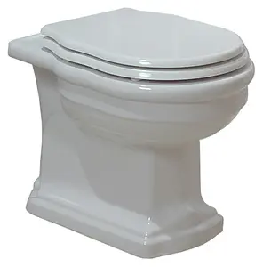 Унитаз приставной Cezares Royal Palace белый CZR-011 Унитаз приставной Cezares Royal Palace белый CZR-011, 1