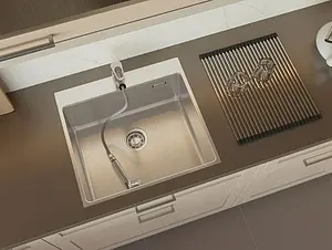 Мойка кухонная Omoikiri Amadare 55-IN нержавеющая сталь 4993718 Мойка кухонная Omoikiri Amadare 55-IN нержавеющая сталь 4993718, 3