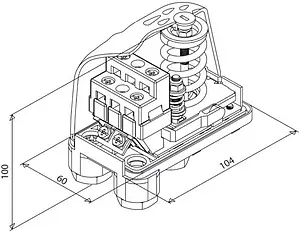 Реле давления Italtecnica PM12 ¼"нг PM12.FG4.44.00.R00.00 Реле давления Italtecnica PM12 ¼"нг PM12.FG4.44.00.R00.00, 2