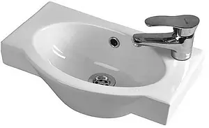 Раковина Santek Форум 45 белый 1WH110545 Раковина Santek Форум 45 белый 1WH110545, 1