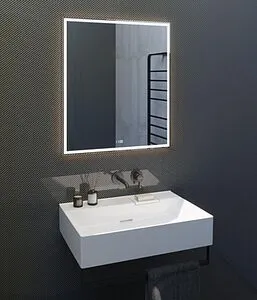 Зеркало с подсветкой Kerama Marazzi Tecno 90 белый глянцевый TE.mi.90 Зеркало с подсветкой Kerama Marazzi Tecno 90 белый глянцевый TE.mi.90, 4