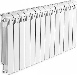 Радиатор биметаллический 14 секции Rifar Monolit 500 белый RM50014 Радиатор биметаллический 14 секции Rifar Monolit 500 белый RM50014, 1