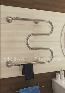 Полотенцесушитель водяной Terminus М-образный с/п AISI 32х2 500х500 полированная сталь 4620768880339 Полотенцесушитель водяной Terminus М-образный с/п AISI 32х2 500х500 полированная сталь 4620768880339, 3