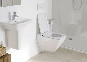 Унитаз подвесной безободковый Laufen Palace new Rimless белый 8.2070.6.000.000.1 Унитаз подвесной безободковый Laufen Palace new Rimless белый 8.2070.6.000.000.1, 4