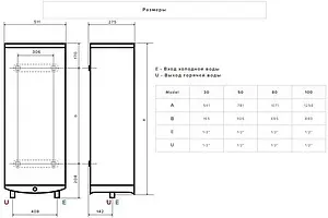 Водонагреватель накопительный электрический Ariston ABSE VLS PRO INOX PW 80 3700679 Водонагреватель накопительный электрический Ariston ABSE VLS PRO INOX PW 80 3700679, 2