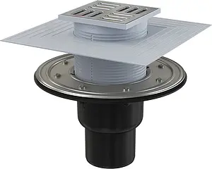 Трап вертикальный Set AlcaPlast 100x100мм APV4344 Трап вертикальный Set AlcaPlast 100x100мм APV4344, 1