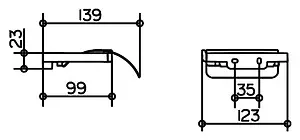 Держатель туалетной бумаги Keuco Collection Moll хром 12760010000 Держатель туалетной бумаги Keuco Collection Moll хром 12760010000, 3