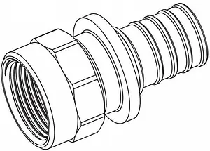 Муфта аксиальная переходная 32мм x 1"в Rehau Rautitan RX+ 14563331001 Муфта аксиальная переходная 32мм x 1"в Rehau Rautitan RX+ 14563331001, 2